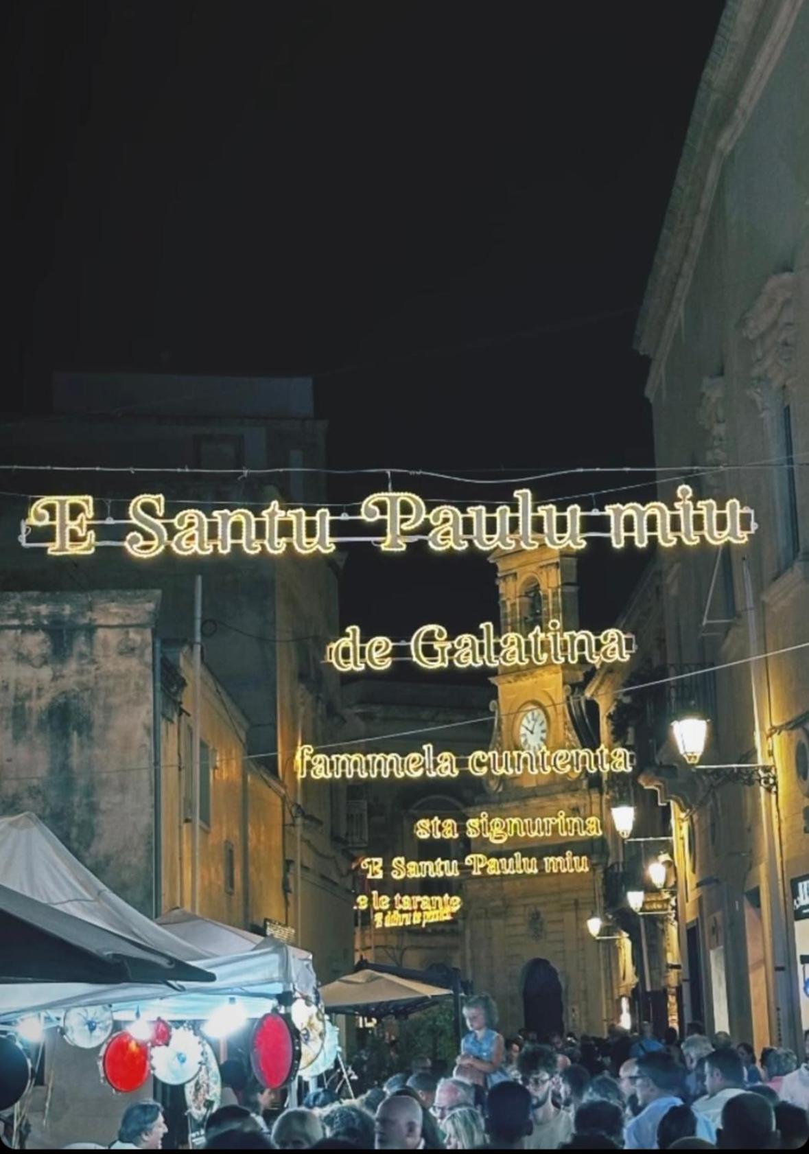לינה וארוחת בוקר גלאטינה Il Pozzo Di San Paolo מראה חיצוני תמונה