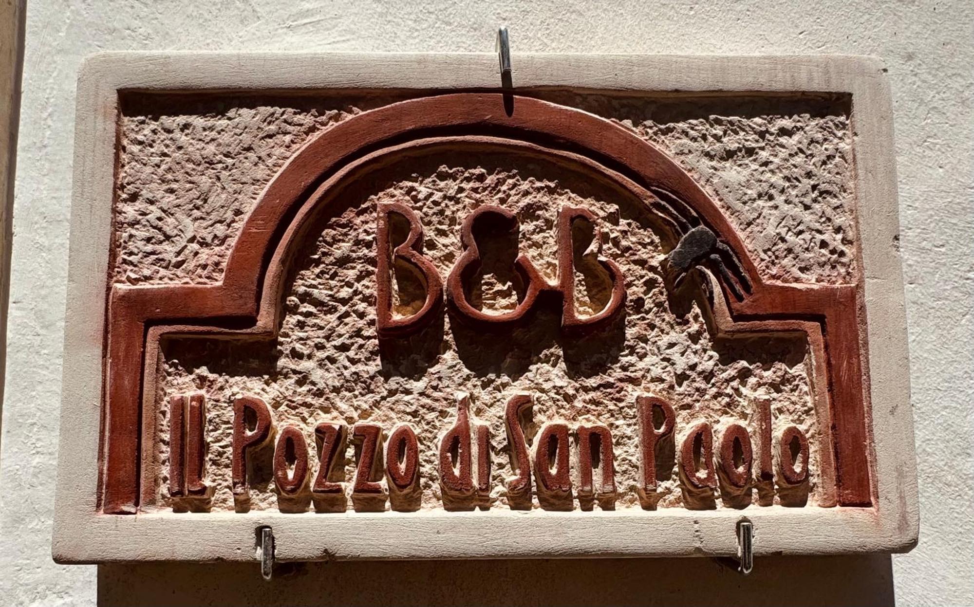 לינה וארוחת בוקר גלאטינה Il Pozzo Di San Paolo מראה חיצוני תמונה